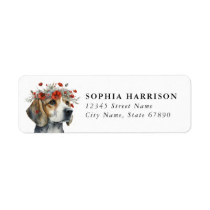 Beagle Return Address Labels