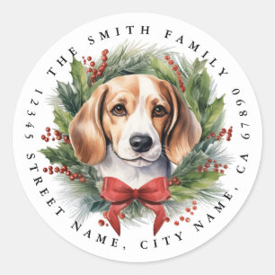 Beagle Round Stickers