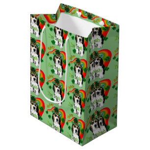 Beagle Saint Patricks Day Medium Gift Bag