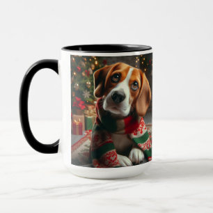 Beagle ‘Santa Define Good’ Christmas Coffee Mug
