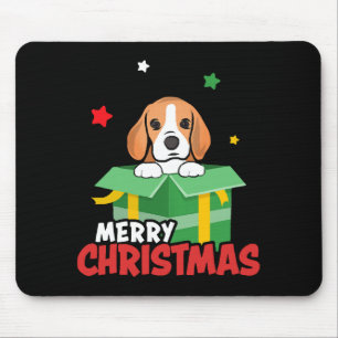 Beagle Santa Dog Lovers Merry Christmas Xmas  Mouse Pad