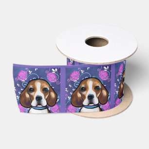 Beagle satin ribbon
