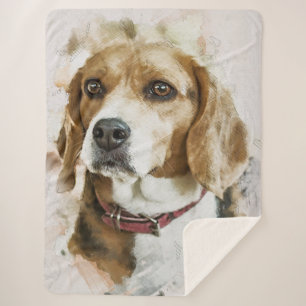 Beagle Sherpa Blanket