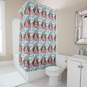 Beagle Shower Curtain