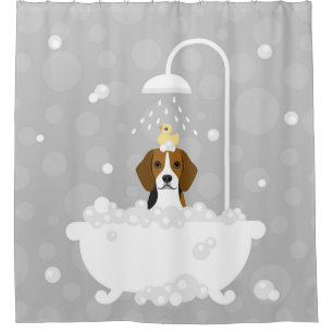 Beagle Shower Curtain