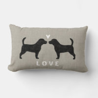 Beagle Silhouettes Love