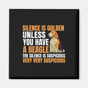 Beagle Small Scent Dog Hunting Pet Breeder Silence Magnet