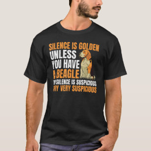 Beagle Small Scent Dog Hunting Pet Breeder Silence T-Shirt