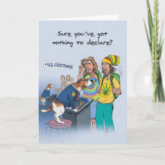 Beagle Sniffer - Funny Birthday Card