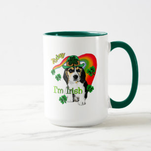 Beagle St Patrick's Day Mug