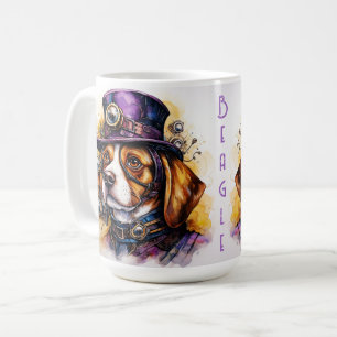 Beagle Steampunk Dog Coffee Mug