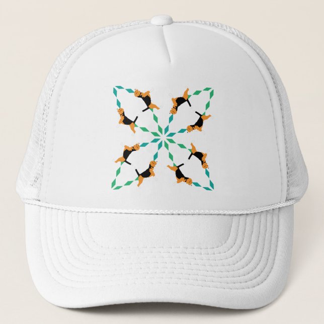 Beagle style trucker hat (Front)