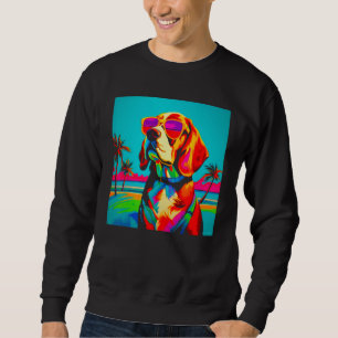 Beagle Summer Vacation Sweatshirt