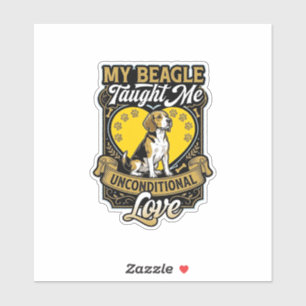 Beagle Taught Me Unconditional Love Dog Heart Paws