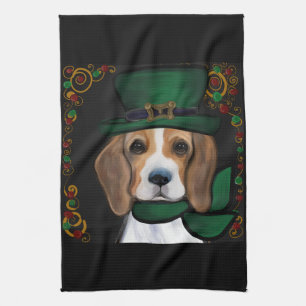 Beagle        tea towel