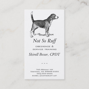 Beagle Terrier Dog Business Card