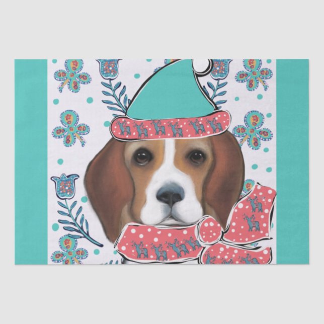 Beagle Tissue Paper (Front)