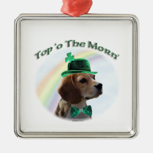 Beagle Top of the Morn  Metal Ornament