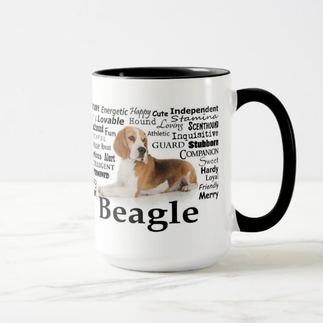 Beagle Traits Mug (Right)