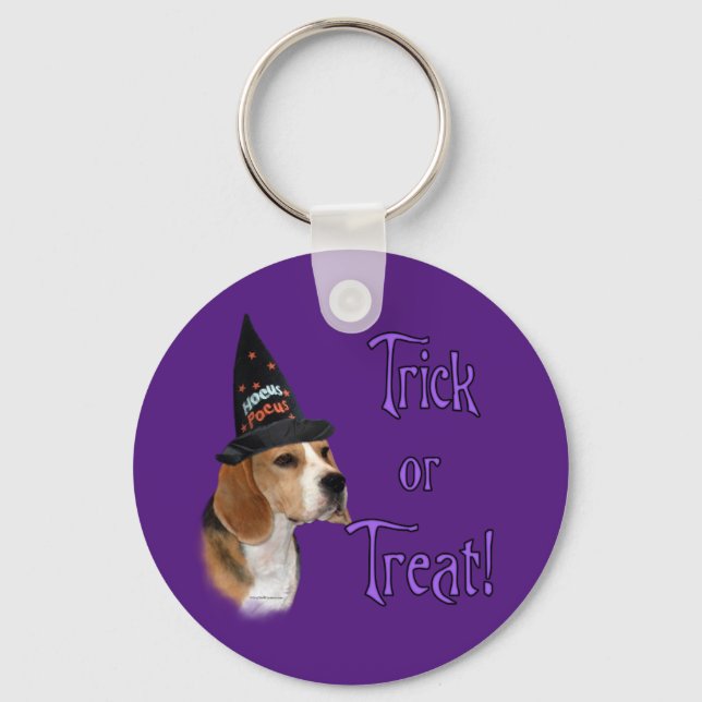 Beagle Trick Key Ring (Front)