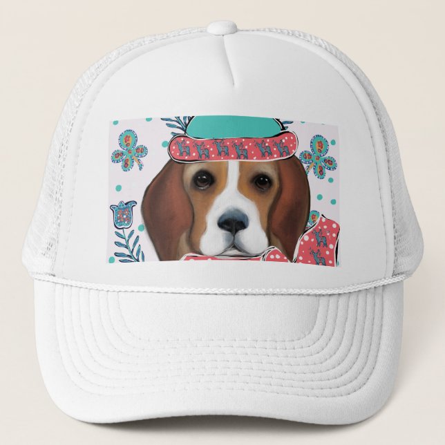 Beagle Trucker Hat (Front)