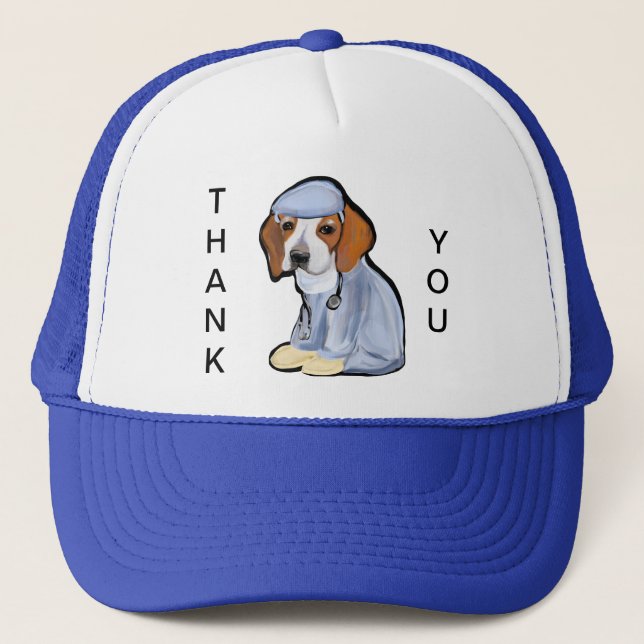 Beagle Trucker Hat (Front)