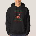 Beagle Ugly Christmas Dog Santa Hat Pyjamas Hoodie<br><div class="desc">Beagle Ugly Christmas Dog Santa Hat Pyjamas</div>