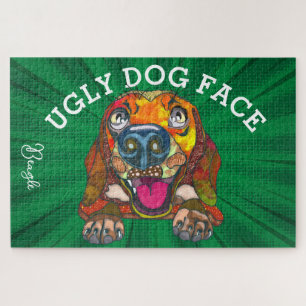 Beagle ugly dog face 1000 piece  jigsaw puzzle