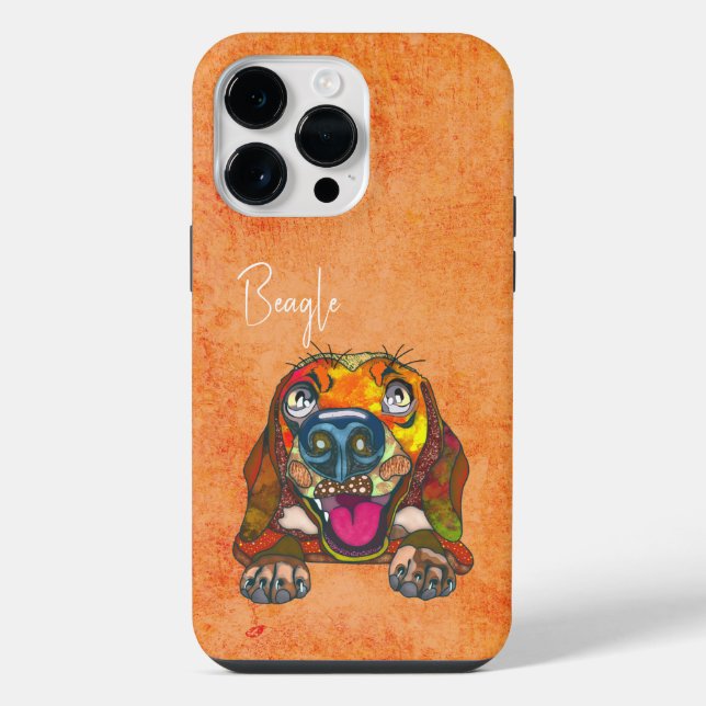 Beagle Ugly Face Case-Mate iPhone Case (Back)