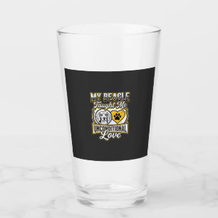 Beagle Unconditional Love Dog Owner Glass