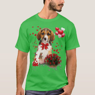 Beagle Valentines Day Shirt Funny Dog Lover Happy