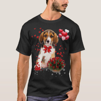 Beagle Valentines Day Shirt Funny Dog Lover Happy
