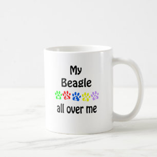 Beagle Walks Design Coffee Mug