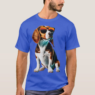 Beagle wearing sunglasses T-Shirt