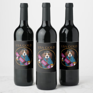 BEAGLE WINE LABEL