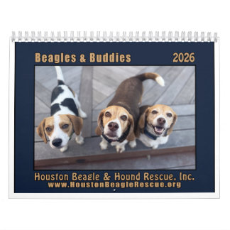 Beagles and Buddies Calendar 2026