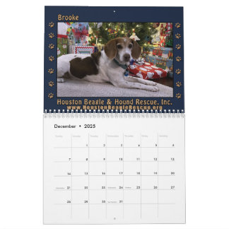 Beagles Beagles 2025 wall calendar