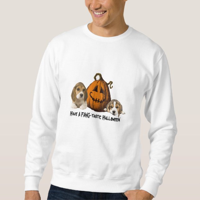 Beagles Halloween Unisex Sweatshirt (Front)