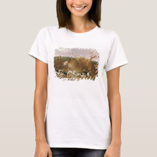 Beagles in Full Cry, 1845 (oil on canvas) T-Shirt