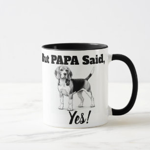 Beagles Mug/ typography Mug