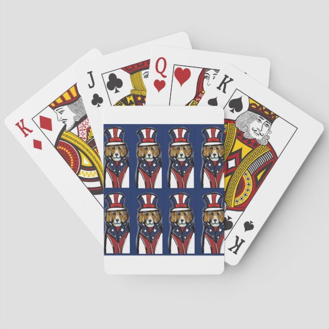 BEAGLES PLAYING CARDS (Back)