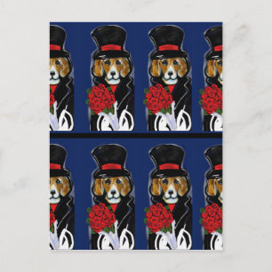 BEAGLES POSTCARD