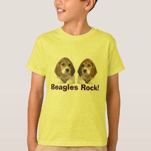 Beagles Rock Kids T-Shirt