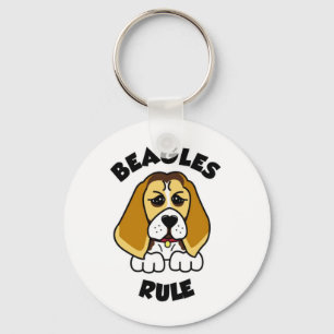 Beagles Rule! Key Ring