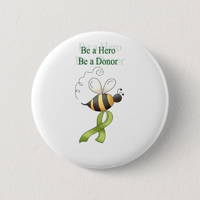 beahero 6 cm round badge (Front)