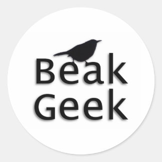 Beak Geek-- Wren Classic Round Sticker