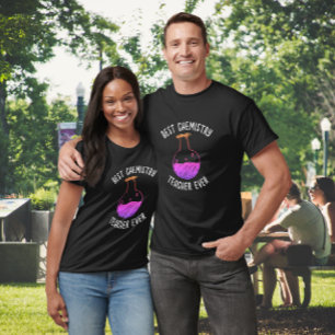 Beaker Hand Drawing   Best Chemistry Teacher Black T-Shirt