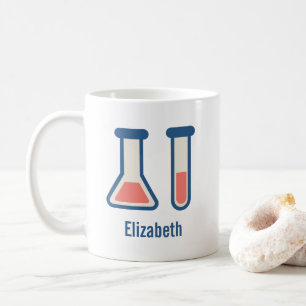 Beaker & Test Tube Science Themed Coffee Mug