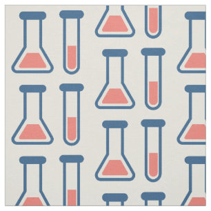 Beaker & Test Tube Science Themed Fabric