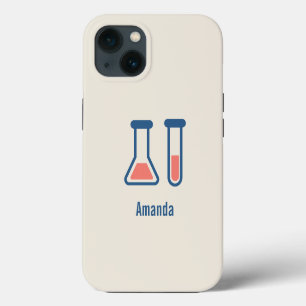 Beaker & Test Tube Science Themed iPhone 13 Case